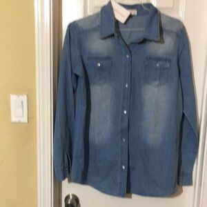 Denim Button Down Shirt